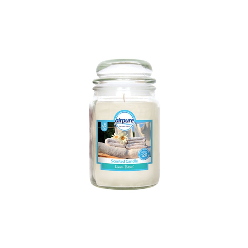 Air Pure Scented Candle Linen Room 510G