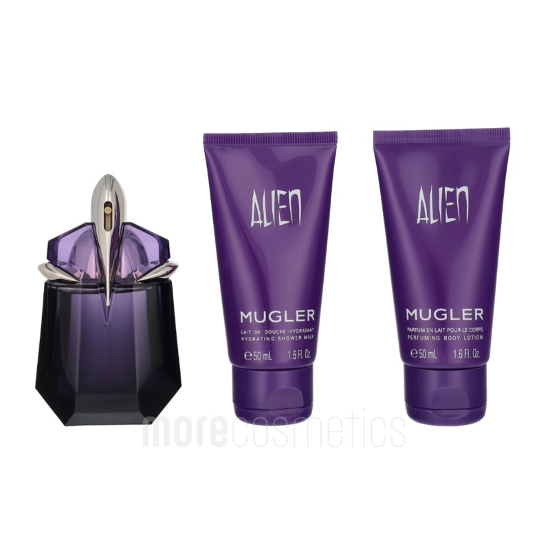 Thierry Mugler Alien Giftset Edp Spray 30ml/Body Lotion 50ml/Shower Milk 50ml