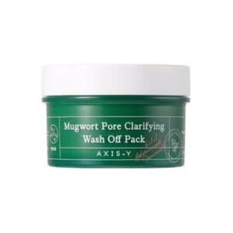 AXIS-Y Mugwort Pore Clarifying Wash Off Pack  100ml | Detoxifying & Soothing Clay Mask
