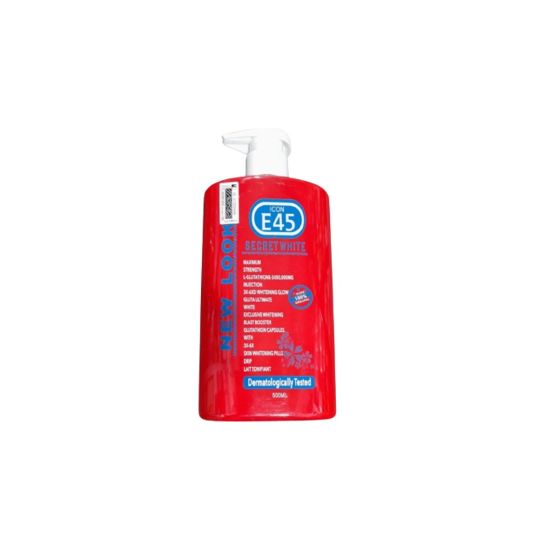 E45 Secret White Maximum Strength 500ML
