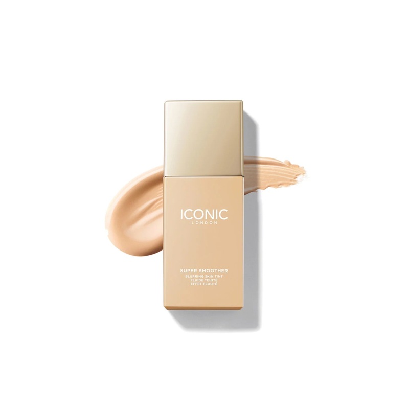 Iconic London Super Smoother Blurring Skin Tint – 30ml Golden Medium
