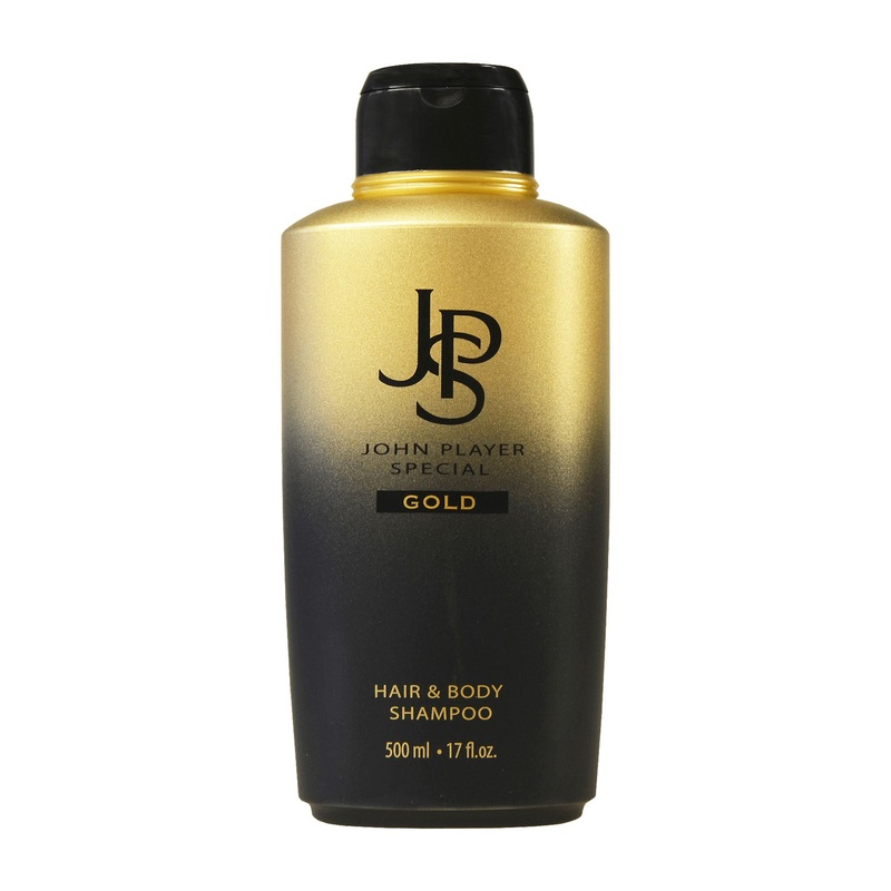 John Player Special Gold hair and body shampoo, 500 mL