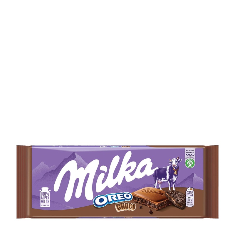 Milka Oreo Choco milk chocolate bar, 100 g
