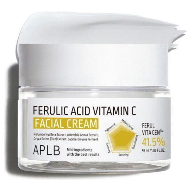 APLB Ferulic Acid Vitamin C Facial Cream  55ml | Brightening & Antioxidant Moisturiser