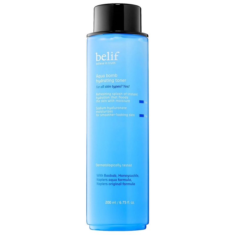belif Aqua Bomb Hydrating Toner: Hyaluronic Acid Facial Toner for Intense Hydration, Dry & Dull Skin – Vegan, Cruelty-Free, Lightweight Formula