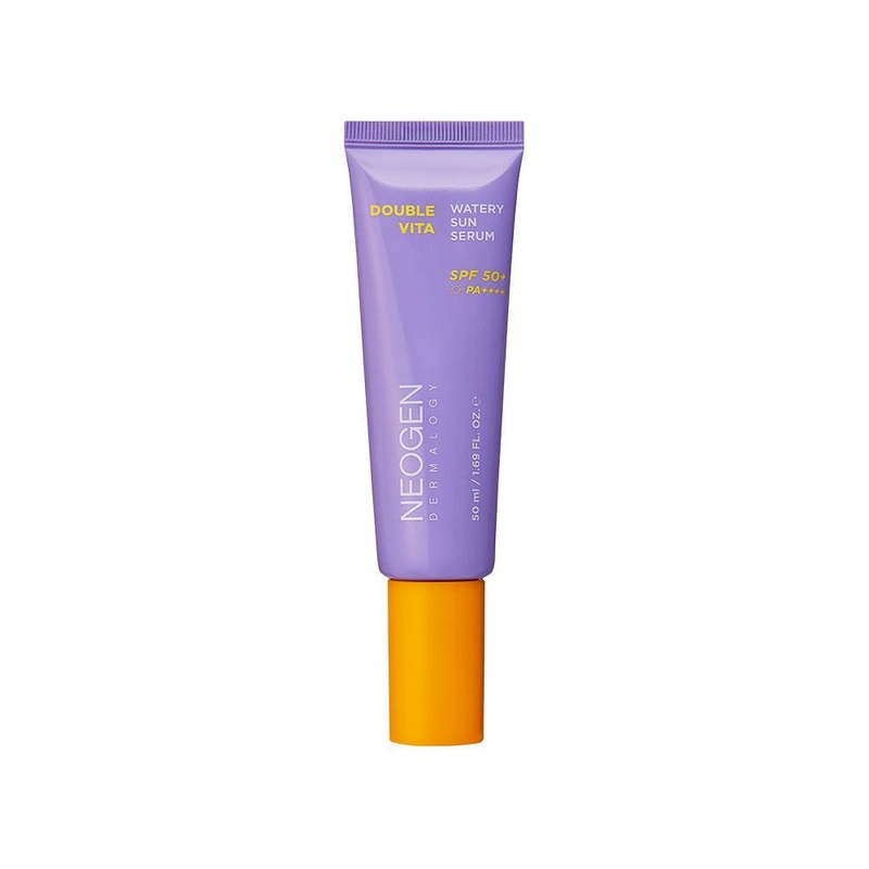 NEOGEN Dermalogy Double Vita Watery Sun Serum  50ml | Broad-Spectrum SPF 50+ PA++++, Moisture-Rich Sun Protection