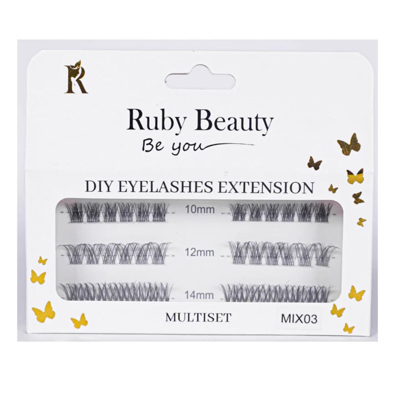 Ruby beauty DIY segmented lashes RB-212 Mix 01