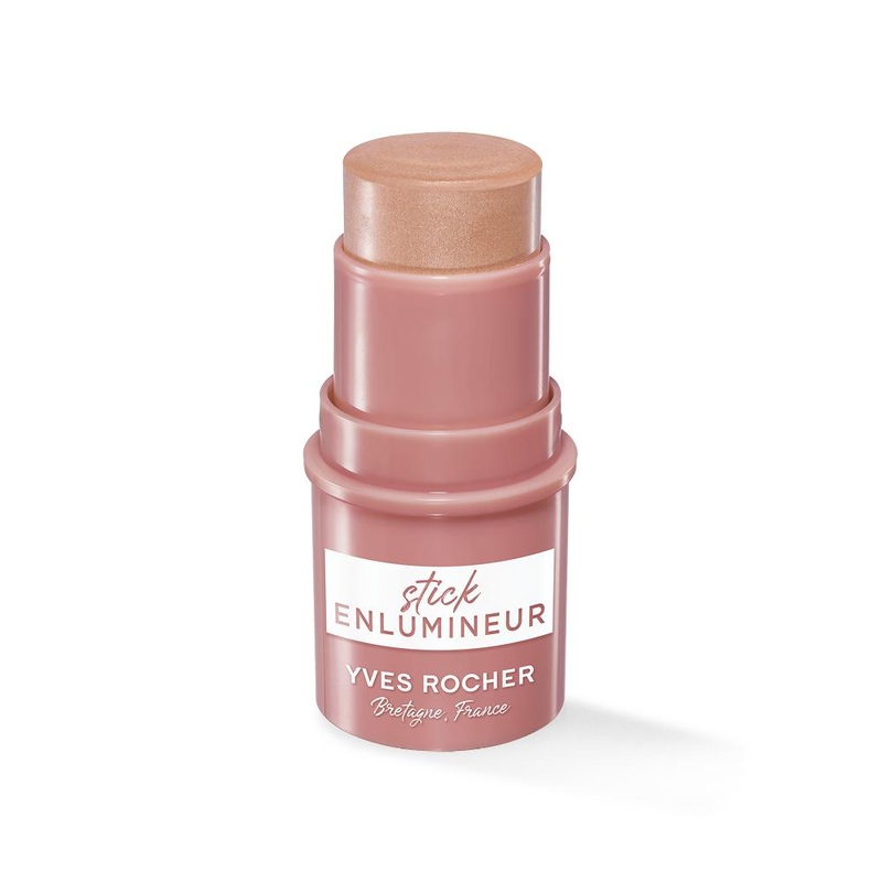 Yves Rocher Highlighter Stick – Creamy Makeup Highlighter with Monoi Scent & Coconut Oil for Radiant Glow